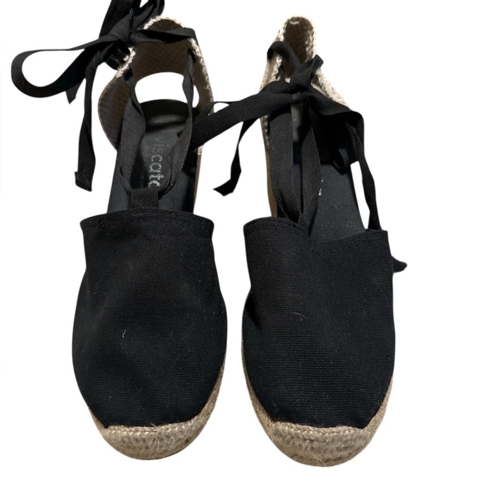 Black Viscata Espadrille Flats
